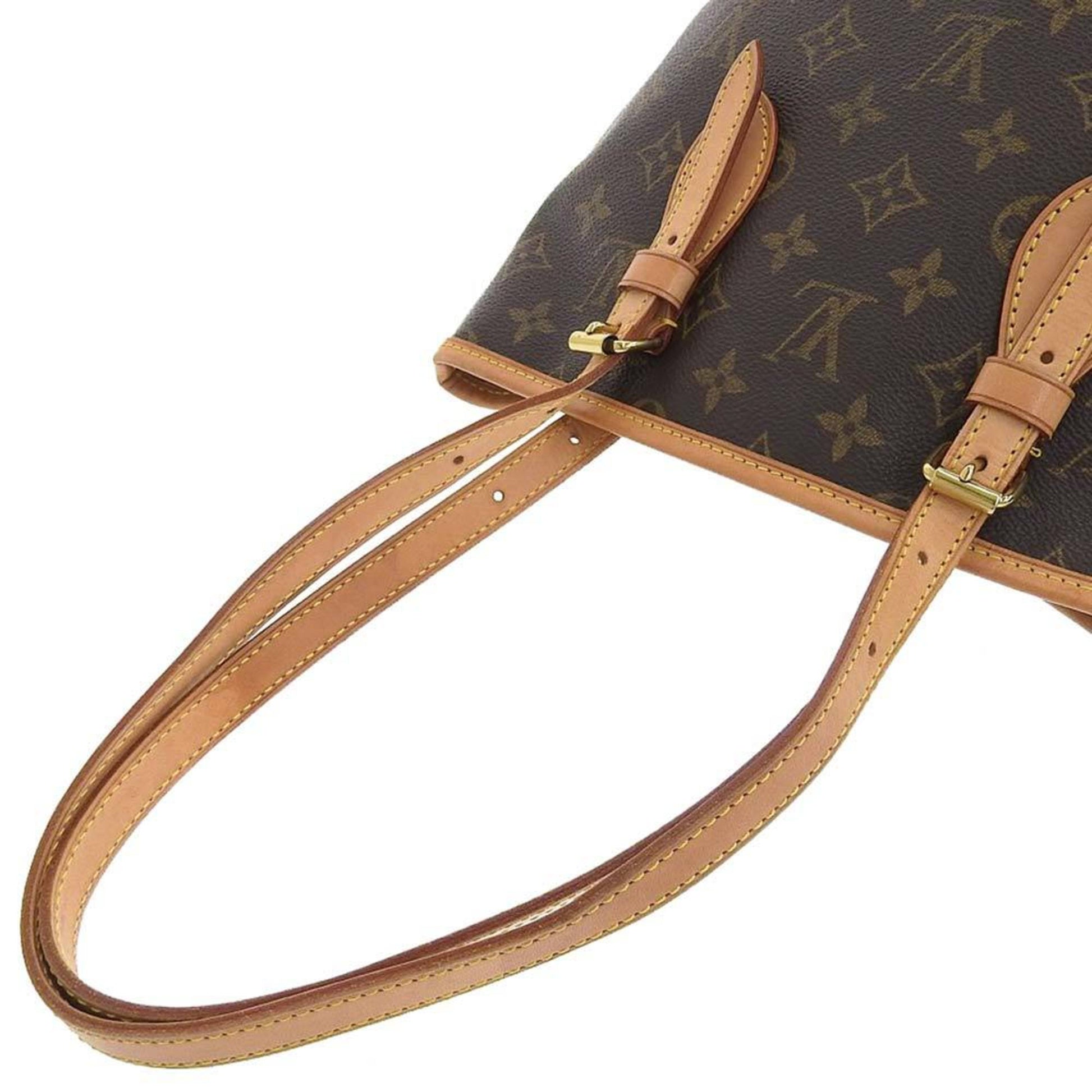 Louis Vuitton, Bags, Louis Vuitton Monogram Bucket Pm Shoulder Bag M42238  Lv Auth Pt2738