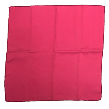 HERMES pocket square scarf muffler pink 100% silk neckerchief bandana men's
