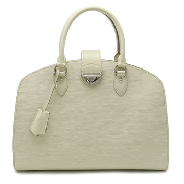 LOUIS VUITTON Epi Pont Neuf GM Handbag Tote Bag Leather Yvoir White Ivory M5904J