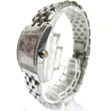LONGINES Dolce Vita L5.166.0 Quartz Diamond Bezel Shell Dial Watch Women's