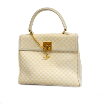 CELINEAuth  Macadam Handbag Women's PVC Handbag White