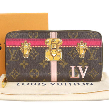 Louis Vuitton Monogram Zippy Wallet Trunk Time M52746 Women,Men Monogram  Long Wallet (bi-fold) Brown