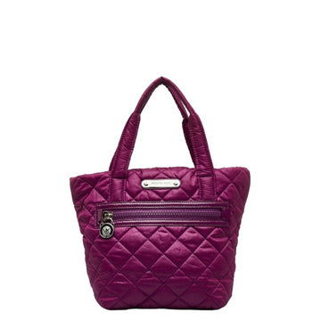 MICHAEL KORS Quilted Handbag Purple Nylon Women's