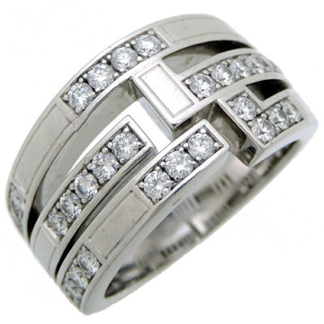 HARRY WINSTON Traffic Accent Diamond Women's/Men's Ring 750 White Gold No. 11