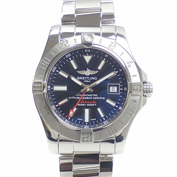 Breitling watch Avenger 2 GMT men's automatic SS A32390 self-winding mechanical