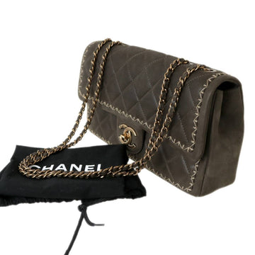 CHANEL Matrasse Stitch Double Chain Shoulder Bag 2