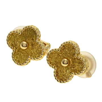 VAN CLEEF & ARPELS Alhambra Earrings 18k Yellow Gold Women's