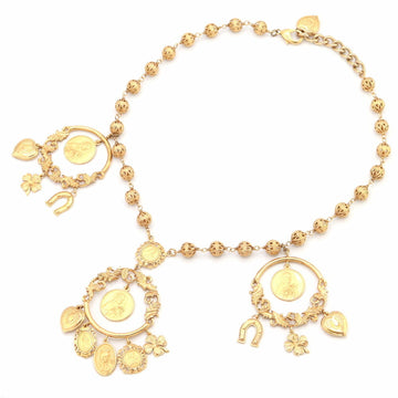 Valente Dolce & Gabbana Necklace Gold Metal Ladies Old Heart DOLCE GABBANA