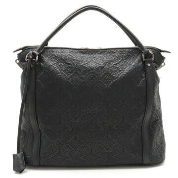 LOUIS VUITTON Monogram Antia Ixia MM Tote Bag Handbag Noir Black M94204