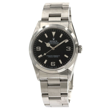 ROLEX 14270 Explorer 1 Tritium Watch Stainless Steel SS Men's