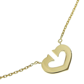 CARTIER C heart necklace K18 yellow gold approximately 7.1g ladies I222323017