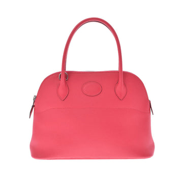 Hermes Bolide 27 Rose Extreme D Engraved (around 2019) Women's Vaux Epson Handbag