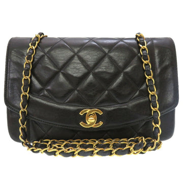 Chanel Diana 22 Small Matelasse Lambskin Black No.4 Gold Chain Shoulder Bag