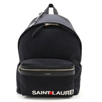 YVES SAINT LAURENT SAINT LAURENT PARIS Saint Laurent Paris backpack rucksack canvas leather black 465448