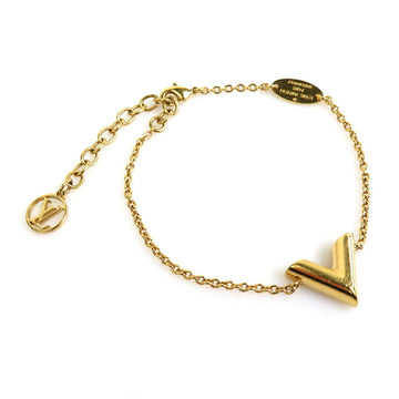 LOUIS VUITTON Bracelet Braless Essential V Metal Gold Unisex M61084