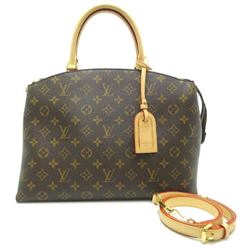 LOUIS VUITTON Grand Palais MM Ladies Handbag M45898 Monogram Ebene [Brown]