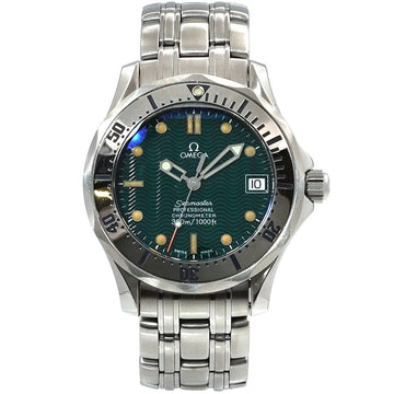 OMEGA Seamaster Professional Jacques Mayol 1996 Limited to 3000 pieces 2553 41 Men's Watch Date Green Dial Automatic Winding