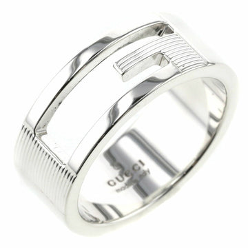 Gucci Ring Branded G Width approx. 8mm Silver 925 No. 17 Men's GUCCI