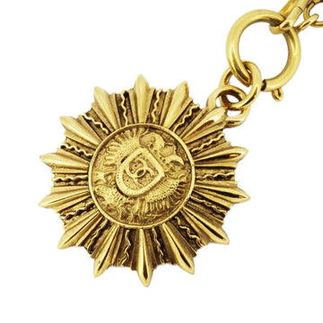 CHANEL Necklace Coco Mark GP Plated Gold Ladies