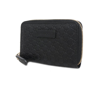 Gucci Card Case Micro Gucci Shima 544249 Leather Black