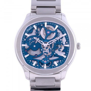 PIAGET Polo G0A45004 silver/blue dial watch men's