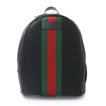 GUCCI Sherry Line Backpack Rucksack/Daypack Black 630917 Outlet Ladies