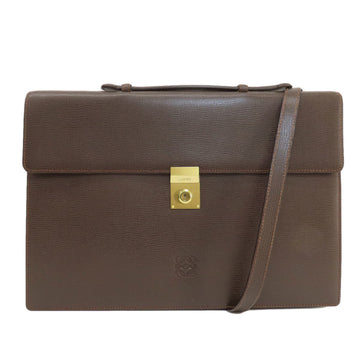 LOEWE Men's Leather Handbag Brown