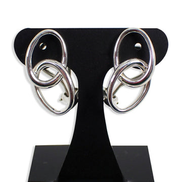 TIFFANY 925 Elsa Peretti double loop earrings