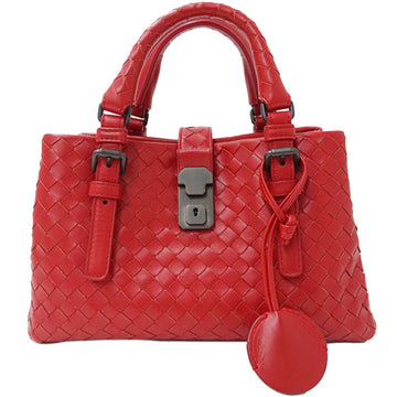 BOTTEGA VENETA BOTTEGAVENETA Bag Women's Handbag Shoulder 2way Intrecciato Leather Baby Rome Red 448954