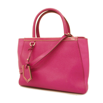 FENDIAuth  2way Bag Petit Toujour Women's Leather Handbag,Shoulder Bag Pink