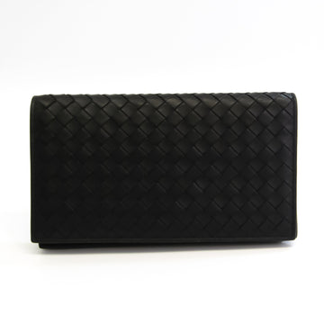 BOTTEGA VENETA Women's Leather Long Bill Wallet [bi-fold] Brown