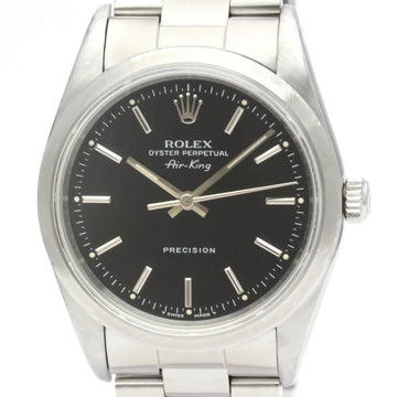 ROLEXPolished  Air King 14000 X Serial Steel Automatic Mens Watch BF551873