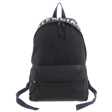 Balenciaga bag men's women's wheel pack rucksack nylon black 525162