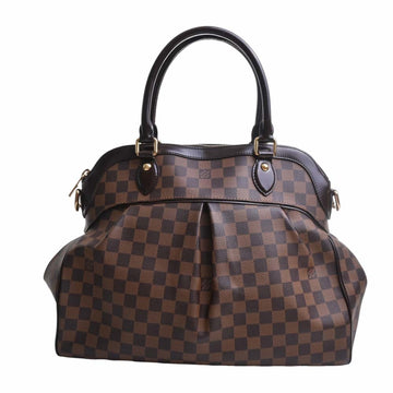 LOUIS VUITTON Damier Trevi GM 2WAY Handbag N51998 Brown Women's