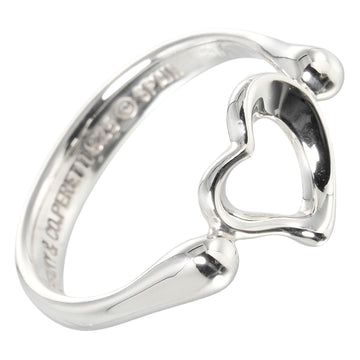 TIFFANY&Co. Open Heart Ring 925 Silver Approx. 2.51g