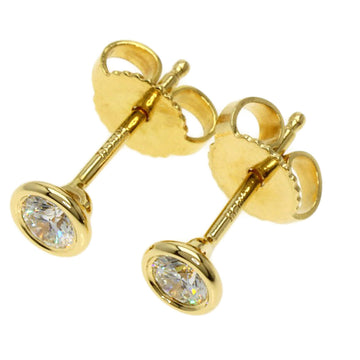 TIFFANY visor yard 1P diamond earrings K18 yellow gold ladies &Co.