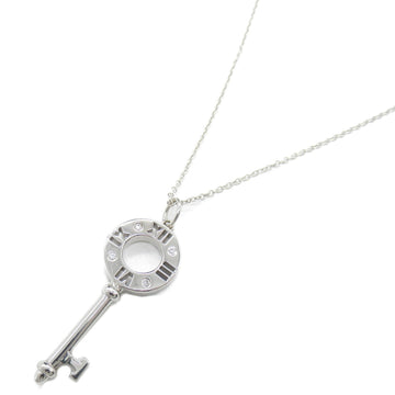 TIFFANY&CO Atlassky Diamond Necklace Necklace Clear K18WG[WhiteGold] Clear
