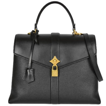 Louis Vuitton Rose De Van PM Handbag Shoulder Bag Leather Noir M53821