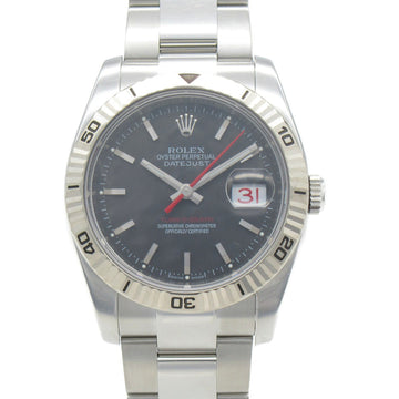 ROLEX Turnograph Z No. Wrist Watch watch Wrist Watch 116264 Mechanical Automatic Black K18WG[WhiteGold] Stainless 116264
