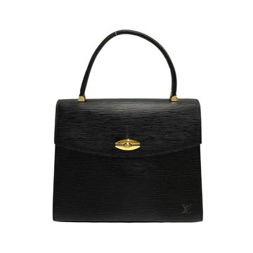 LOUIS VUITTON Vintage Malsherbe Epi Leather Genuine Handbag Mini Tote Bag Noir Black