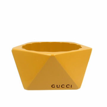 GUCCI acrylic mustard yellow bangle 0115