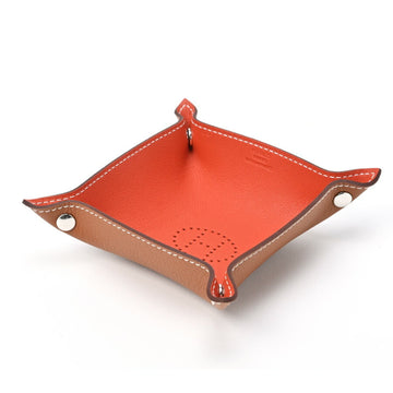 HERMES Vido Posh accessory case brown/orange