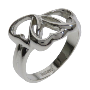 TIFFANY Triple Heart Ring Silver Ladies &Co.