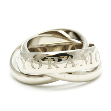 CARTIER Trinity Trinity Ring 1998 Christmas LTD Edition White Gold [18K] Fashion No Stone Band Ring Silver