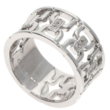 CELINE Diamond Ring K18 White Gold Women's