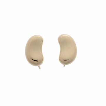 TIFFANY&Co.  Beans Elesa Peretti Women's K18 Yellow Gold Earrings
