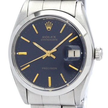 ROLEXVintage  Oyster Date Precision 6694 Steel Hand Winding Mens Watch BF565426