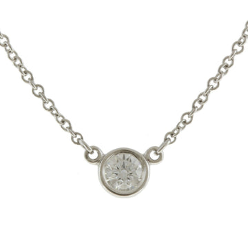 TIFFANY&Co. Visor yard necklace Pt950 platinum diamond ladies