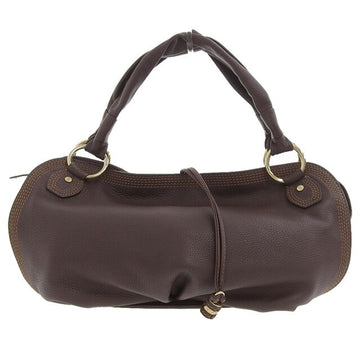 CELINE Women's Handbag Leather Brown