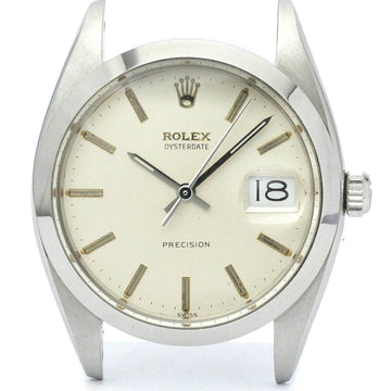ROLEXVintage  Oyster Date Precision 6694 Steel Hand-winding Mens Watch BF565447